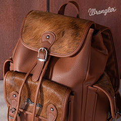 Wrangler Hair-on Cowhide Backpack