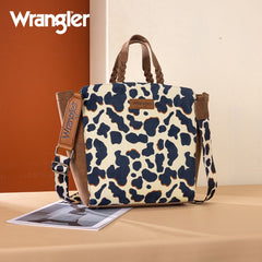 Wrangler Cow Print Concealed Carry Tote Bag