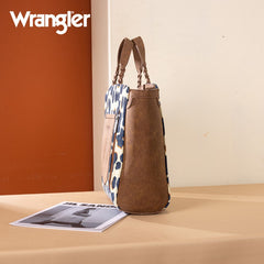 Wrangler Cow Print Concealed Carry Tote Bag