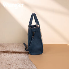 Wrangler Sherpa Aztec Canvas Concealed Tote Bag