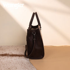 Wrangler Sherpa Aztec Canvas Concealed Tote Bag