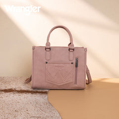 Wrangler Sherpa Aztec Canvas Concealed Tote Bag