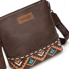Wrangler Aztec Print Crossbody Bag