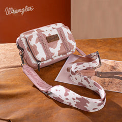 Wrangler Cow Print Crossbody Bag