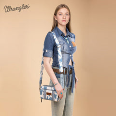Wrangler Cow Print Crossbody Bag