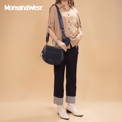 Montana West Dual Zipper Bum Bag