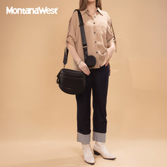 Montana West Dual Zipper Bum Bag