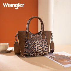Wrangler Western Leopard Print Tote Bag