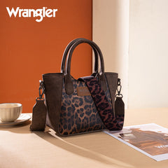 Wrangler Western Leopard Print Tote Bag