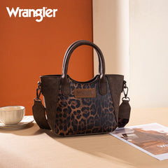 Wrangler Western Leopard Print Tote Bag