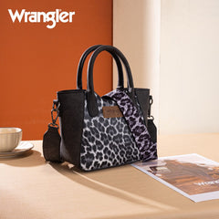 Wrangler Western Leopard Print Tote Bag