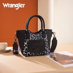 Wrangler Western Leopard Print Tote Bag
