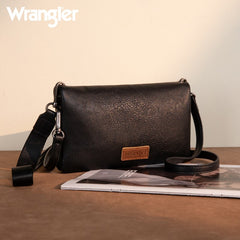 Wrangler Leather Printed Wristlet