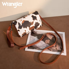 Wrangler Leather Printed Wristlet
