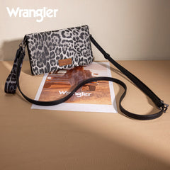 Wrangler Leather Printed Wristlet