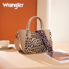 Wrangler Western Leopard Print Tote Bag