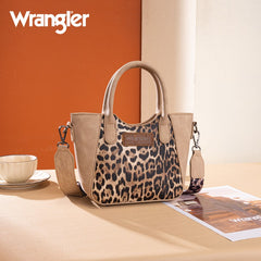 Wrangler Western Leopard Print Tote Bag