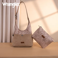 Wrangler Vintage Floral Printed Hobo Bag