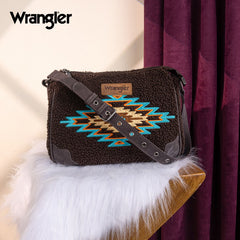 Wrangler Sherpa Aztec Sherpa Hobo Bag