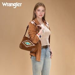 Wrangler Sherpa Aztec Sherpa Hobo Bag