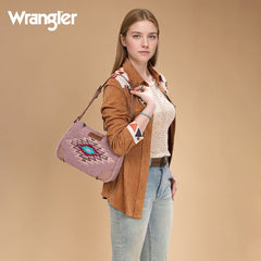 Wrangler Sherpa Aztec Sherpa Hobo Bag