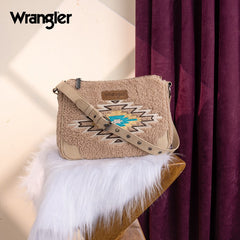Wrangler Sherpa Aztec Sherpa Hobo Bag