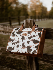 Wrangler Multi-Pocket Western Work Laptop Tote Bag