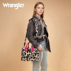 Wrangler All-over Leopard Print Tote Bag