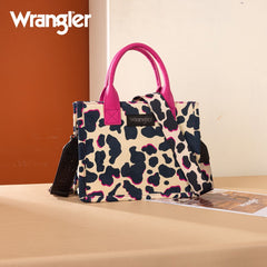 Wrangler All-over Leopard Print Tote Bag