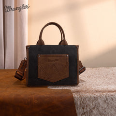 Wrangler Southwestern Feature Buckle Tote Bag