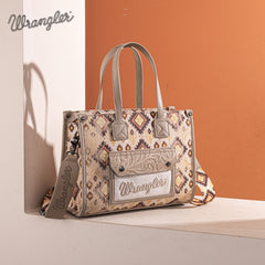 Wrangler Aztec Concealed Carry Canvas Tote