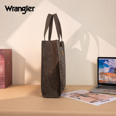 Wrangler Western All-over Leopard Print Tote Bag