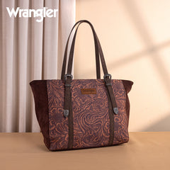 Wrangler Vintage Floral Printed Large Tote Bag