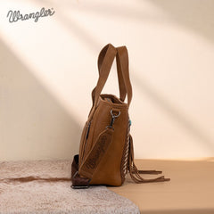 Wrangler Tooled Fringe Concealed Carry Purse