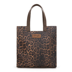 Wrangler Western All-over Leopard Print Tote Bag