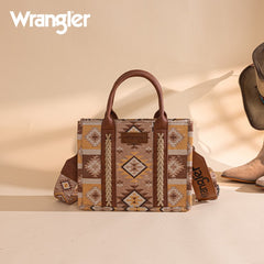 Wrangler Aztec Pattern Dual Sided Print Tote Bag
