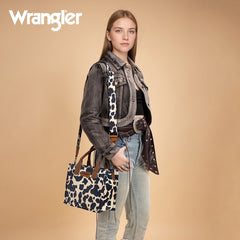 Wrangler All-over Leopard Print Tote Bag