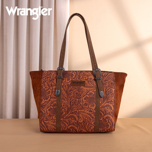 Wrangler Vintage Floral Printed Large Tote Bag
