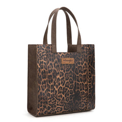 Wrangler Western All-over Leopard Print Tote Bag
