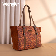 Wrangler Vintage Floral Printed Large Tote Bag