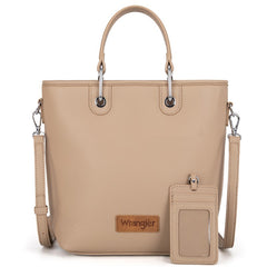 Wrangler Top Handle Tote Bag Detachable Key Ring Card Holder