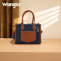 Wrangler Woven Denim Concealed Carry Tote Set