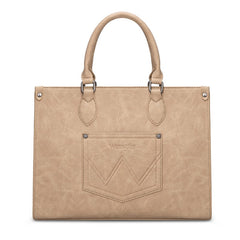 Wrangler Western All-over Leopard Print Wide Tote Bag