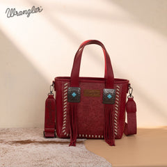 Wrangler Tooled Fringe Concealed Carry Purse