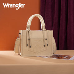 Wrangler CowPrint Rope Handle Tote Bag