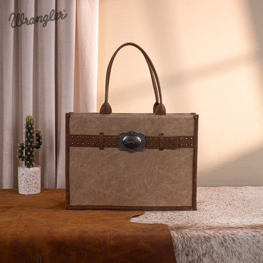 Wrangler Buckle Concealed Carry Large Tote