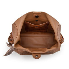 Wrangler Fringe Floral Tooled Hobo Bag