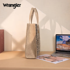Wrangler Western All-over Leopard Print Tote Bag