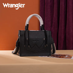 Wrangler CowPrint Rope Handle Tote Bag