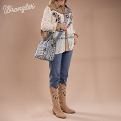 Wrangler Aztec Concealed Carry Canvas Tote